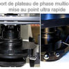 plateau de microscope a contraste de phase