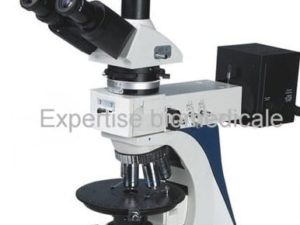 Microscope polarisant avec tête trinoculaire XP-607