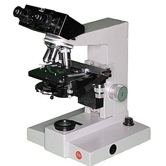 Microscope leitz sm-lux a contraste de phase vue d' ensemble